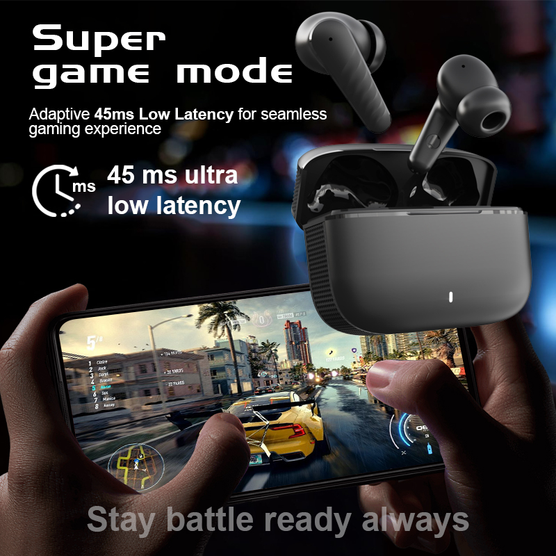 T8  TWS Headphones Stereo Sound Earphones 35H Playtime Gaming Earbuds Waterproof V5.4 Wireless Earphones ENC TWS