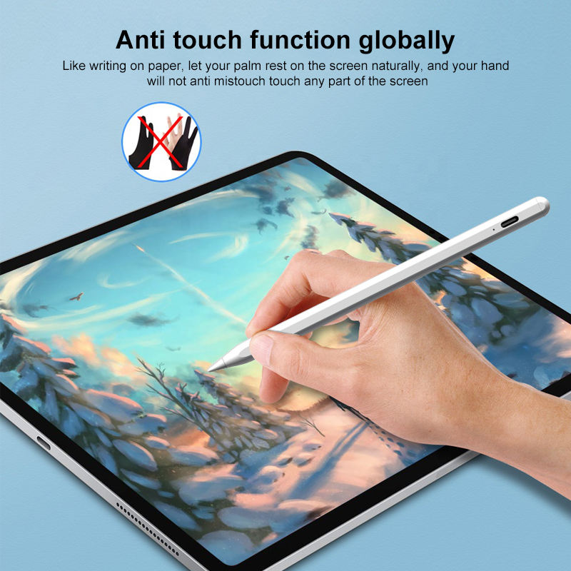Расширенная активная емкостная ручка для Apple Ipad карандаш Магнитная Адсорбция для письма и рисования активный стилус 2018-2024