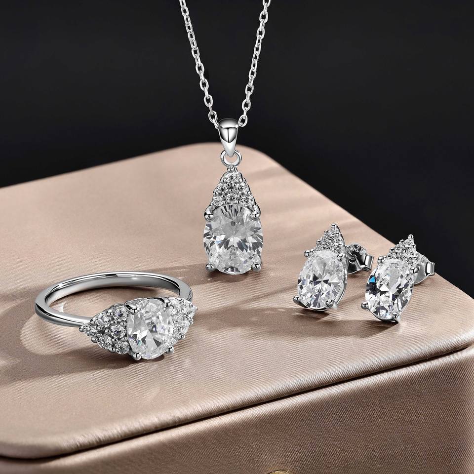 Овальное кольцо (925 Sterling Silver)