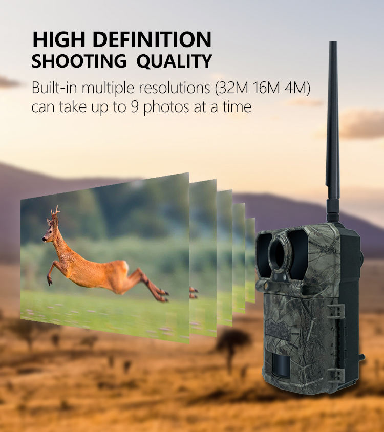 Лесная камера 4G Cellular (Factory Sell)