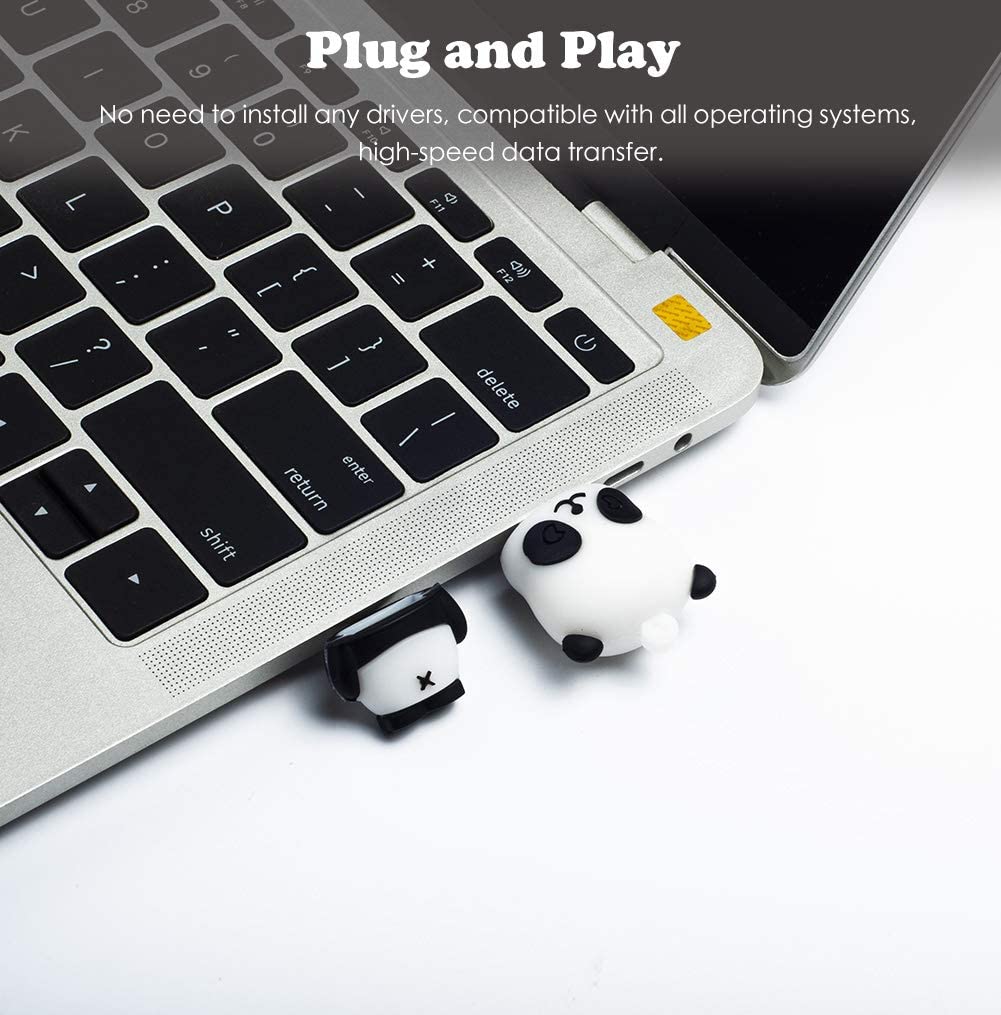 Gitra New USB2.0 Customized Shape Rubber Panda USB Flash Drive Bespoke 3D USB Stick 1gb/2gb/4gb/ 8gb /16gb