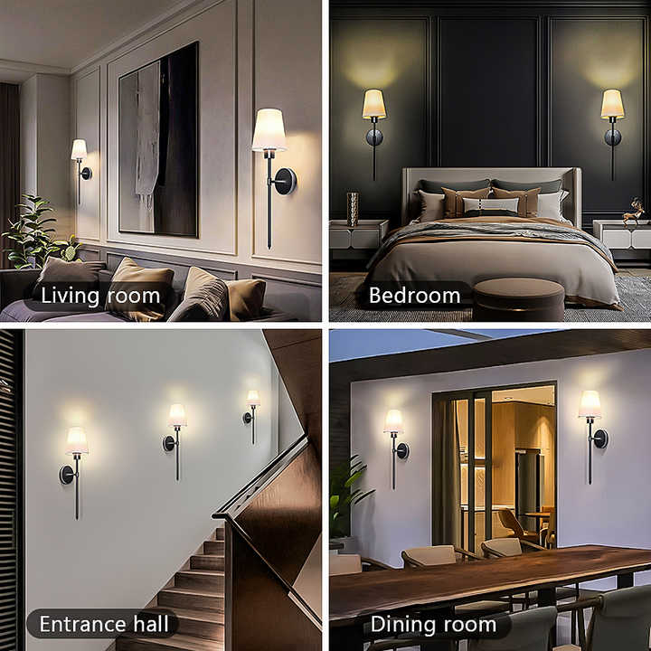 Whosale Minimalist Modern Nordic Rechargeable Magnetic Living Room Luxury Decor Bedside Led Battery Operated Outdoor Wall Light