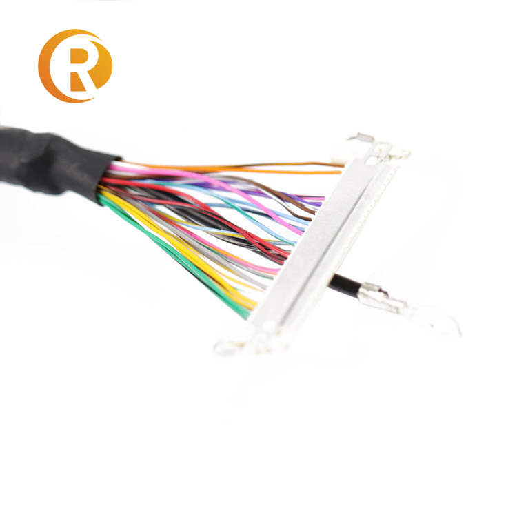 Lvds Cable Assembly with Twisted Pair and Shielded Jst Hit 2-Pin Connector Wire Harness for Computer Applications