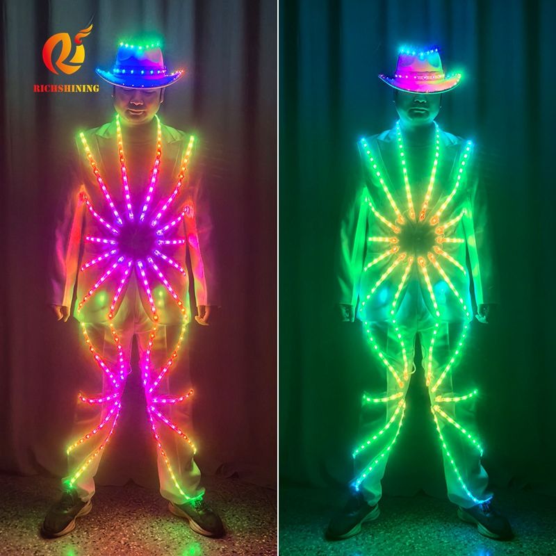 RICHSHINING RGB LED Light Dance Wear