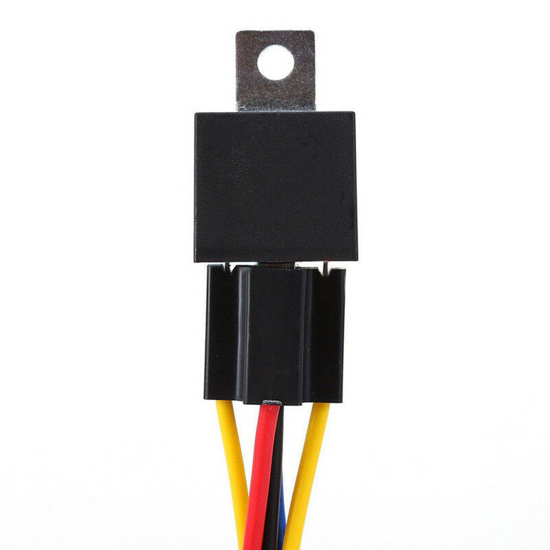 12V 24V 36V 48V 60V 72V 40A 80A  Automotive Relays Fixed Back 5-pin Conversion 40A Relay JD1914 12vdc Relay + Socket