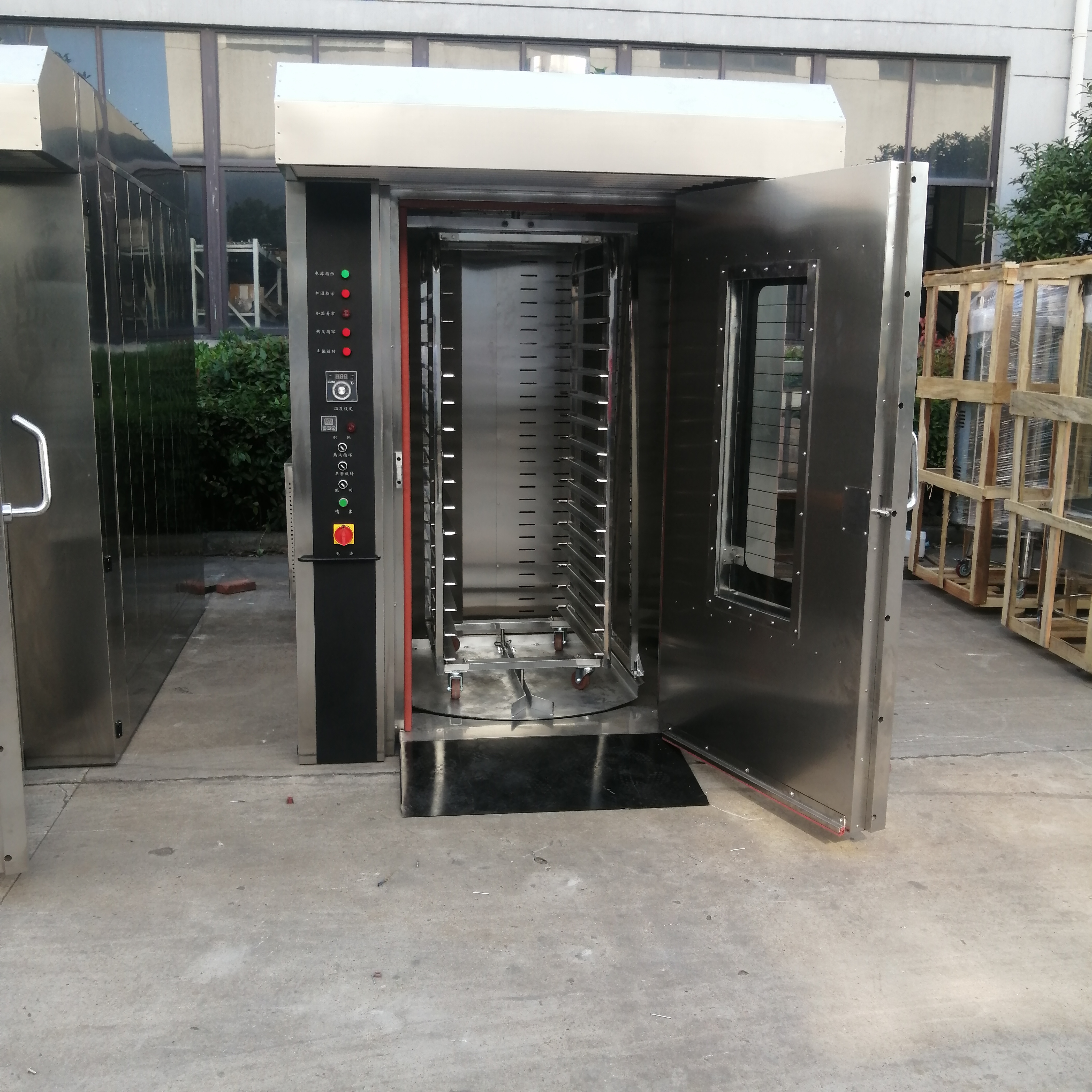 Italy Commercial Bakery Rotary Oven with 8 16 32 64 Trays Rack Gas/Diesel/Electric-New Condition for Bread Baking Sale