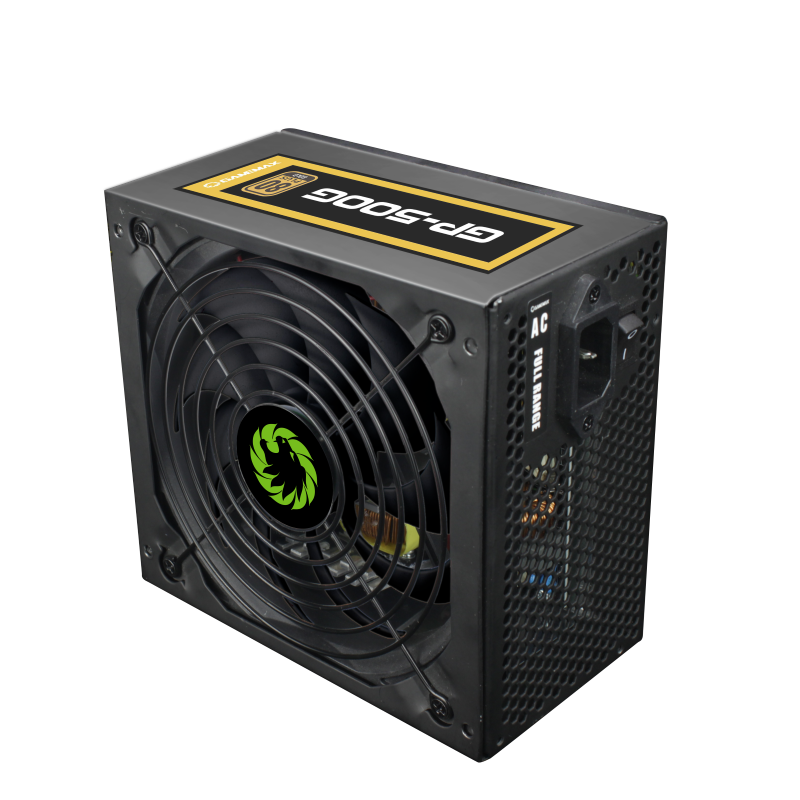 GAMEMAX 80 PLUS Gold 24pin ATX 500W PSU Low Noise Stable Gaming Desktop PC in Stock Active PFC