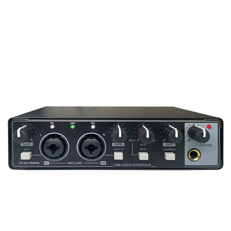High Definition Recording Sound Card for Singing Live Streaming Karaoke USB Computer External Professional Sound Card