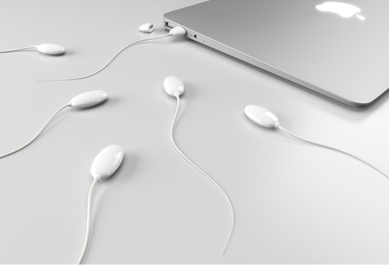 New Novelty 3D USB 2.0 Pendrive Factory Price Brand Logo Promotion Gift Sperm Usb Flash Drive Tadpole