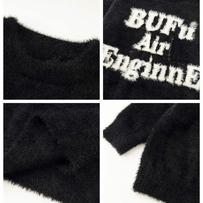 Fully Knitted Jacquard Sweater Pullover