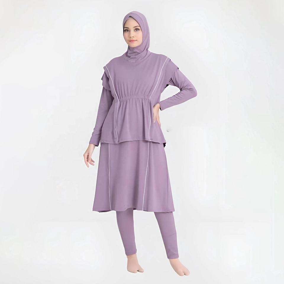 Modest Muslim Women Sports Clothing Tunic