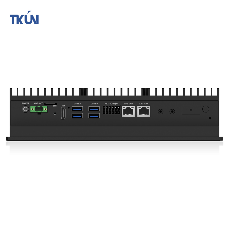 10.4 Inch Capacitive Touch Industrial Computer Accessory Embedded Installation All-In-One HMI Control With M.2 Storage TKUN
