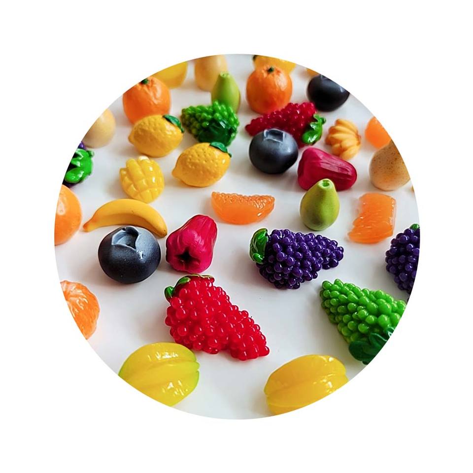 Набор 3D-магнитов «Фрукты» (Resin Fruit)