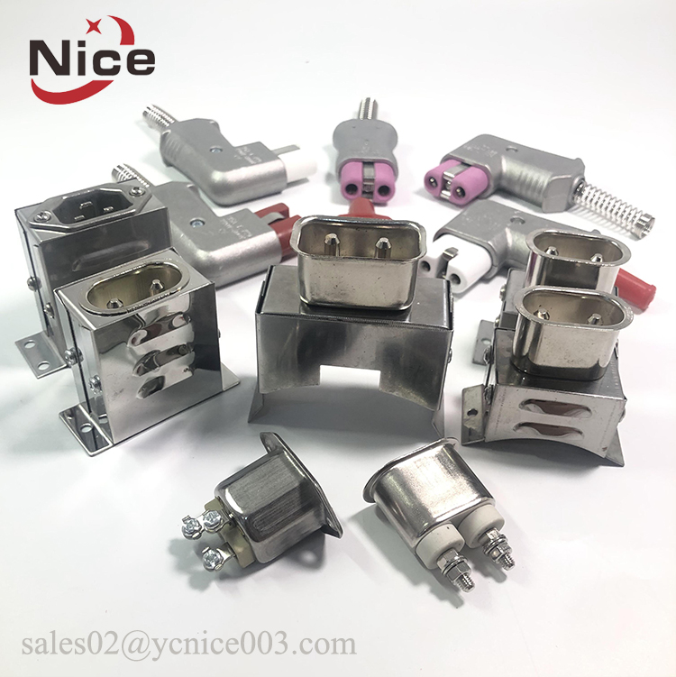 High Temperature Stainless Steel Electric Plug and Socket