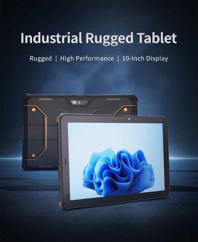TC100-Lite 10.1inch Android 14 Industrial Rugged Tablet PC 1920x1200 Display Resolution 4+64GB MTK6765 CPU 10000mAh Wi-Fi