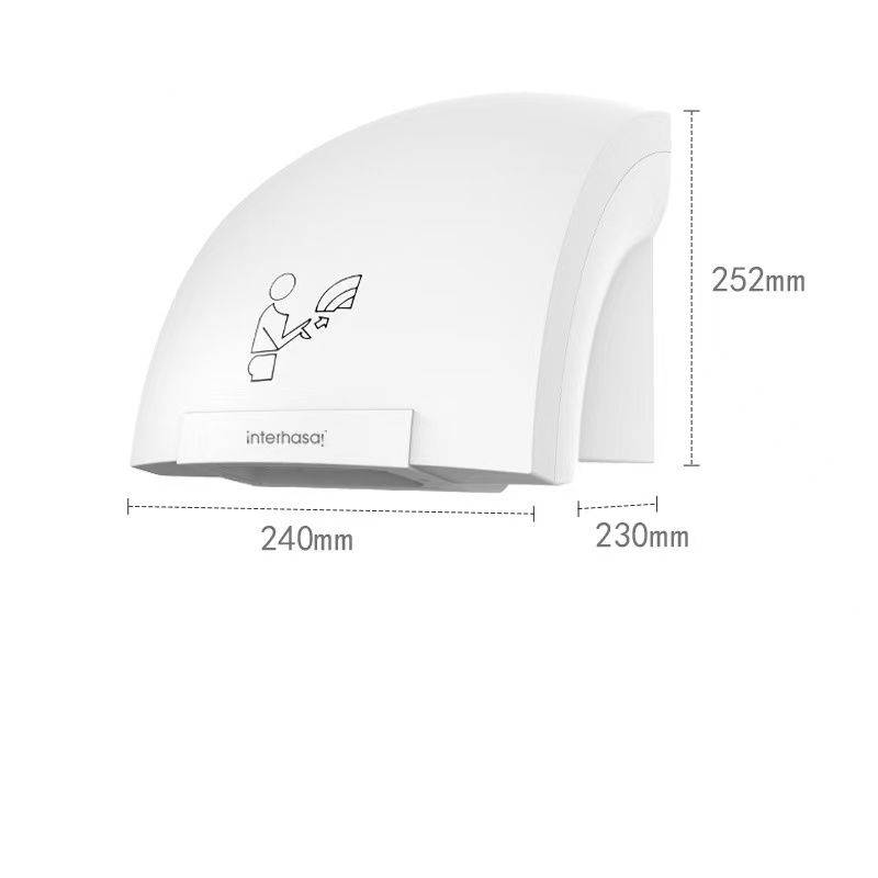 Best Selling High Speed Automatic Sensor Hand Dryer Electric Air Hand Drying Machine for Hotel Bathroom and Toilet Washroom