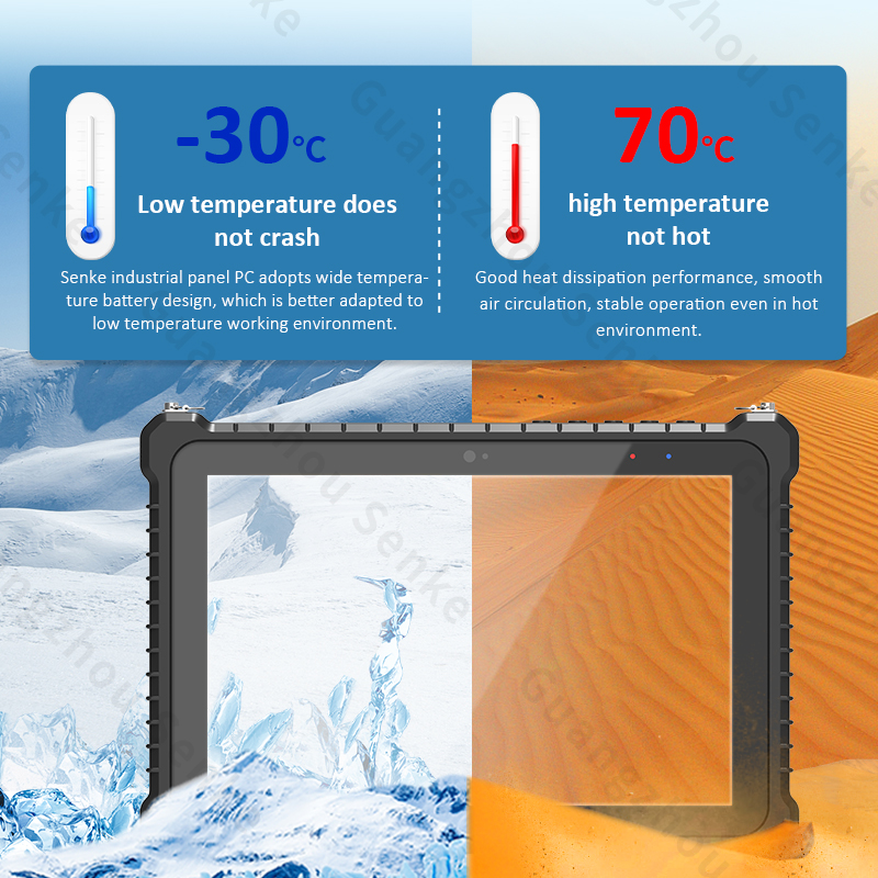 Industrial 10.1 Inch IP67 Waterproof Scanner Tablet Panel Rugged Coal Mine Tablet PC