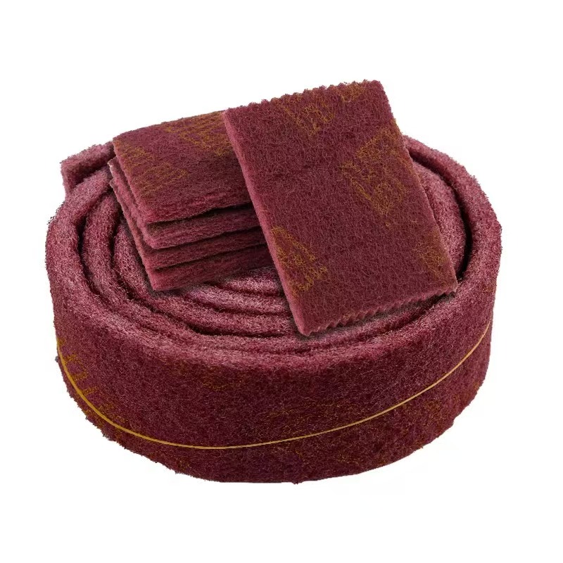 3M Square Scouring Pad Durable Aluminium Oxide Abrasive for Stainless Steel Cleaning Food Safe Non-Rusting General Purpose Use