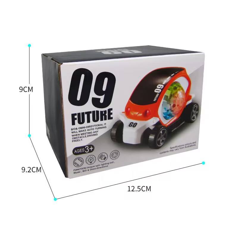 Мини-автомобиль с 3D-подсветкой и звуком