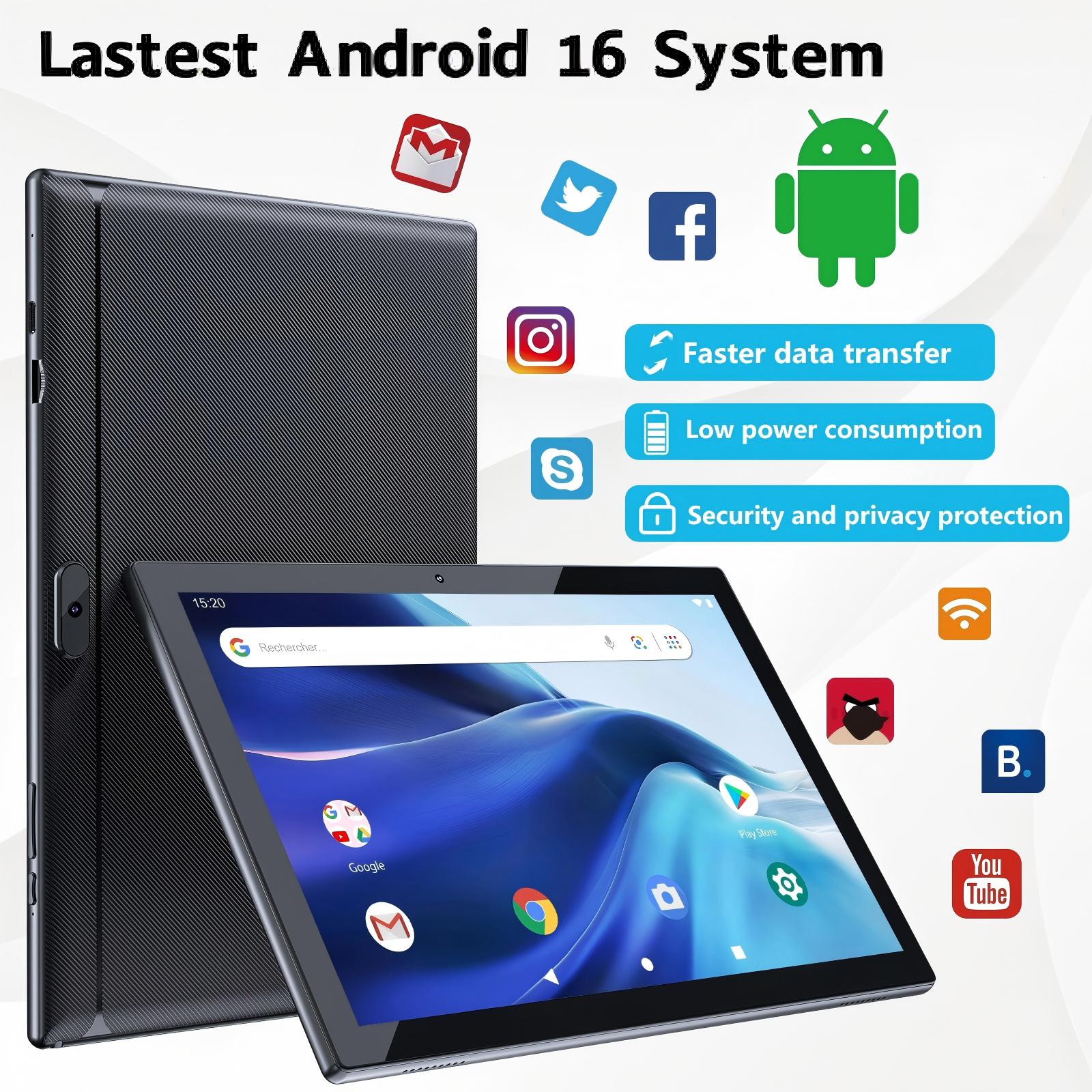 Wholesale OEM ODM 20GB/128GB Octa Core 2.2GHZ Wifi Gaming Pulgadas 10 Inch Tableta Tab Tabletes Android Tablettes PC Tablet