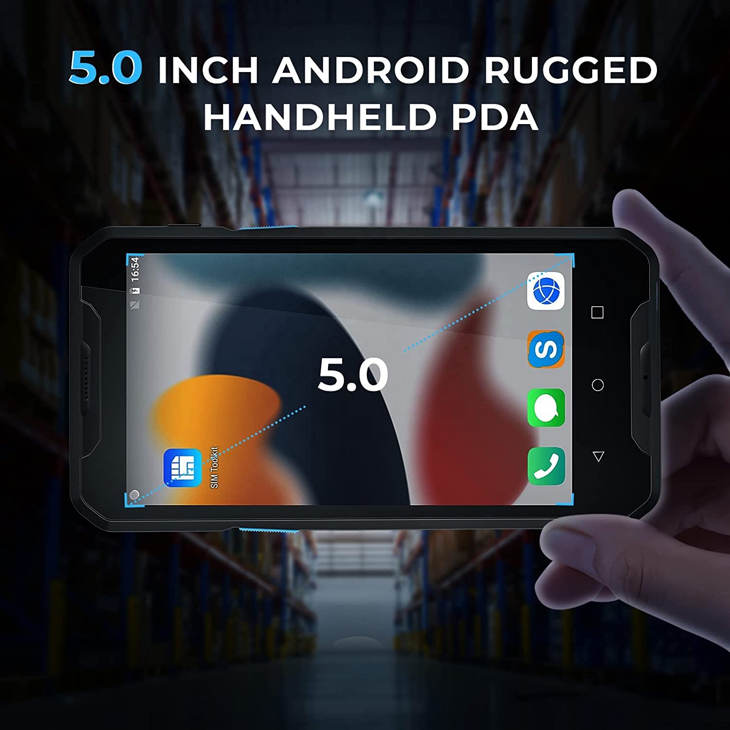 JR 927ML Android 13 4G Ruggedized Wireless Handheld Pda Scanner 1D 2D Qr Barcode Scanner Stock Mobile Data Terminal
