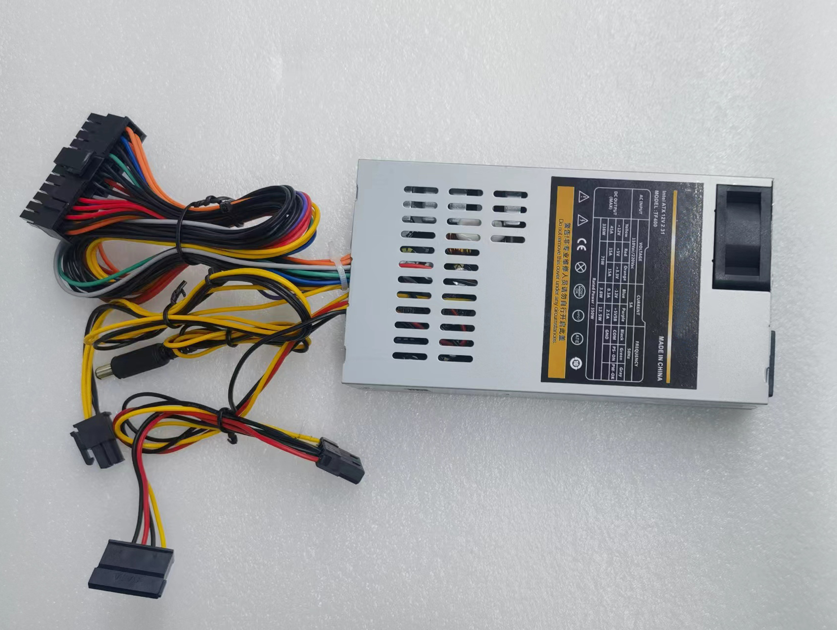 High Efficiency 250W 1U White Used Gaming Power Supply with Power Supply MicroATX 220V Flex Steel for Desktop Gaming