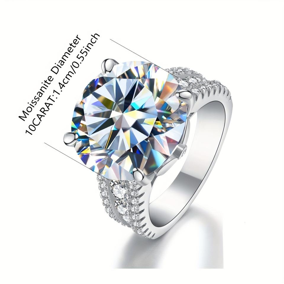Кольцо Silver 925 (10 Carat Brilliant)