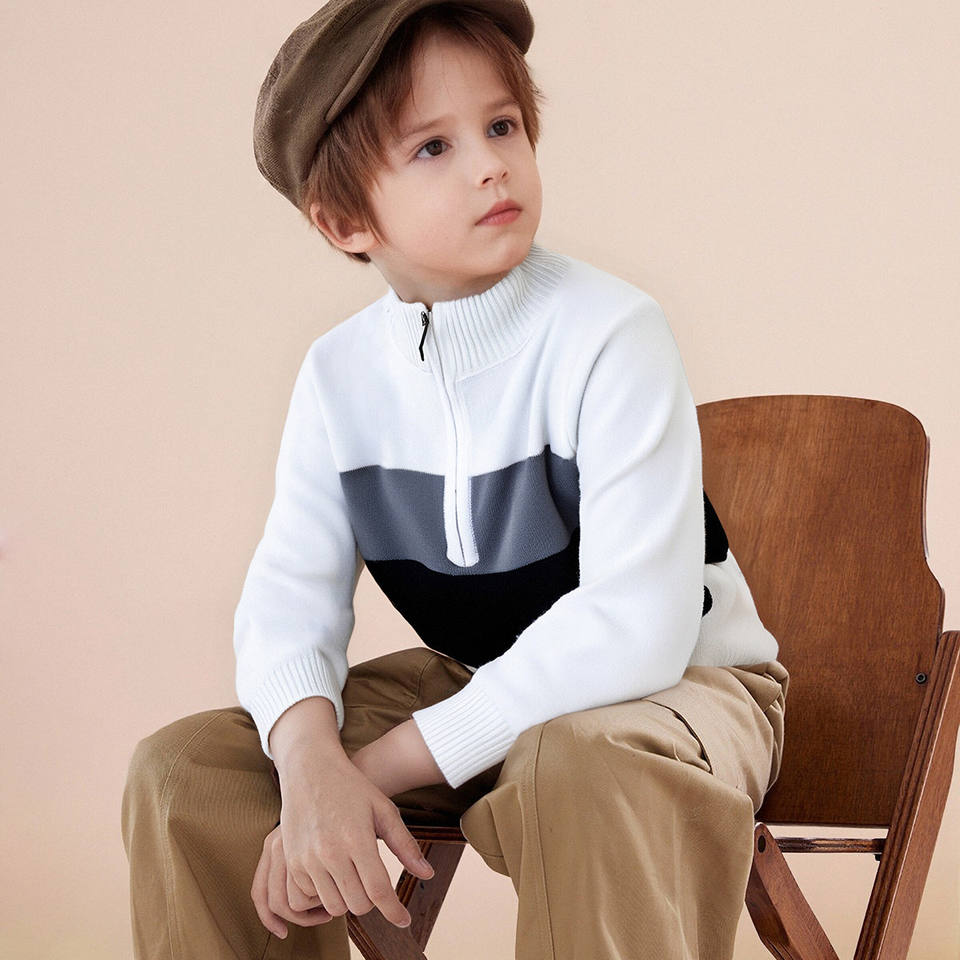 Winter Casual Color Block Sweater