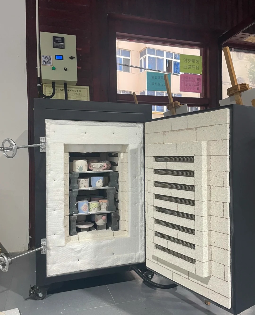 Electric Ceramic Kiln Oven Industrial Furnaces with Chamber for Ceramics Molding and Sintering
