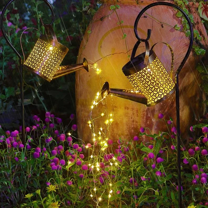 Solar Garden Lights Solar Kettle Watering String Light for Garden Outdoor Lawn Landscape Night Decoration