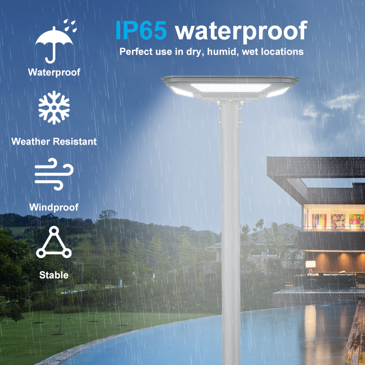Factory Wholesale Outdoor Waterproof IP65 Lawn Patio Yard Walkway Landscape Modern Led Solar Garden Light