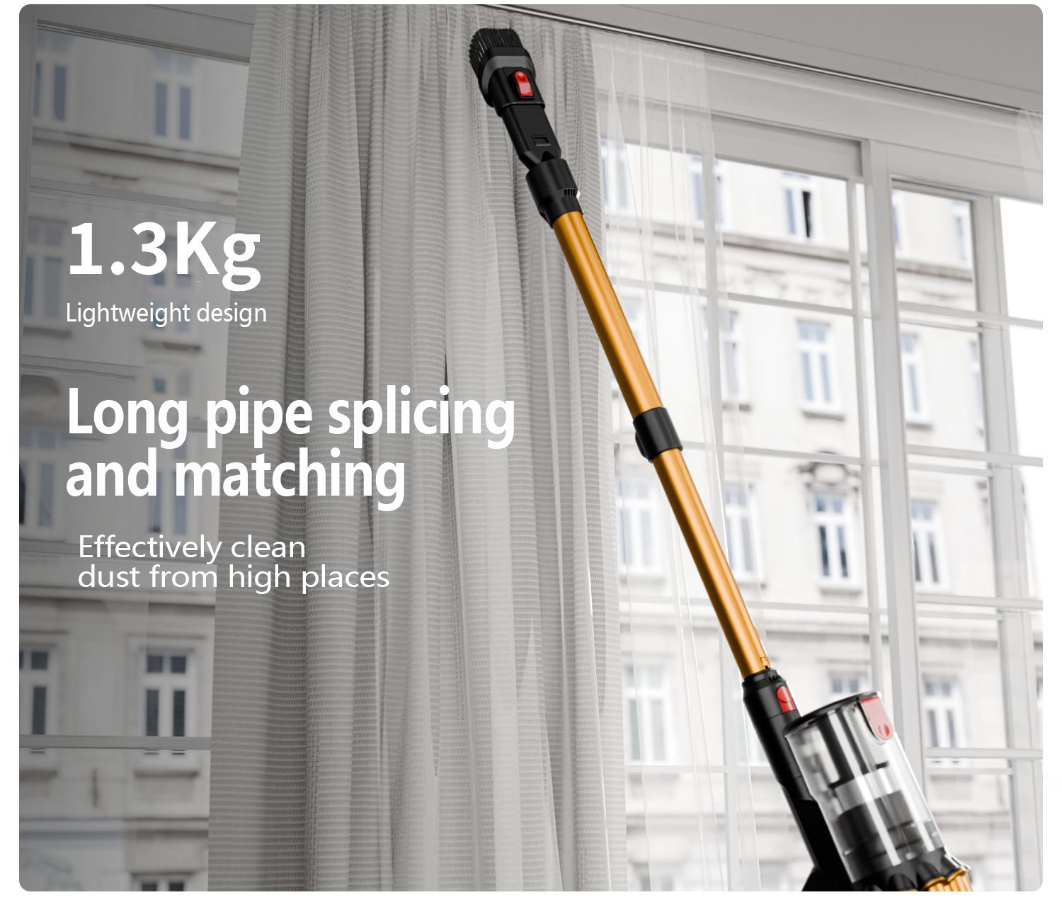 650W 29.6V Customized Telescopic Tube Handheld Vacuum Cleaner Household Stick Vacuums Cleaner High Power Cordless Vacuum Cleaner