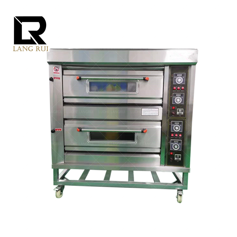 Commercial Baking Oven Electric Commercial Baking Oven Automatic 1/2/ 3 Deck Oven for Baking