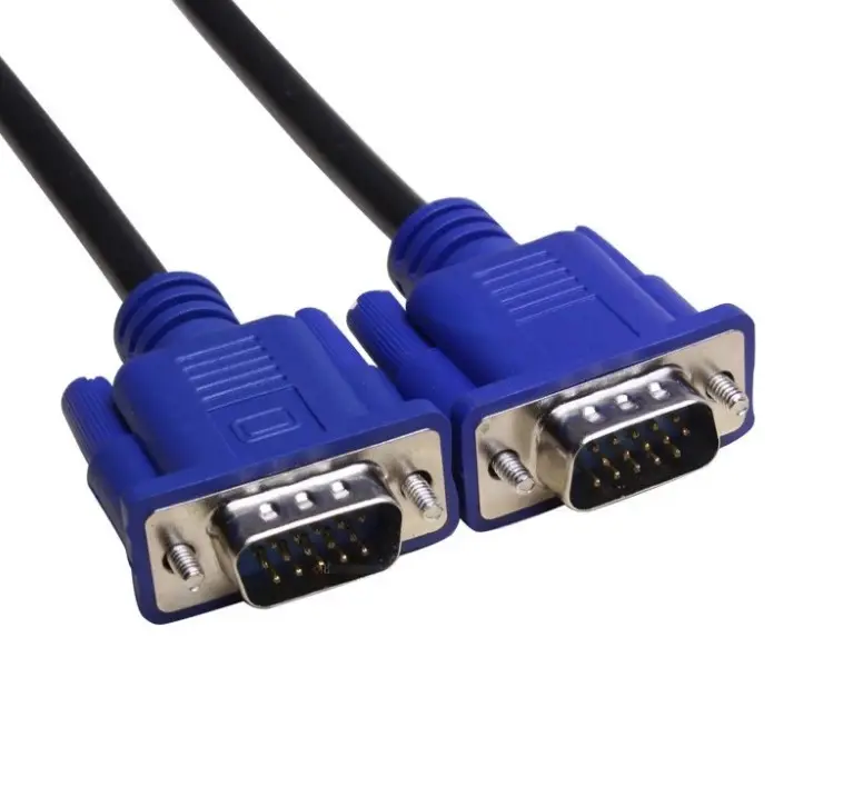 High Speed 15pin 1.5m 3+5 VGA Monitor Cable Male to Male OEM Computer Cable VGA Cable