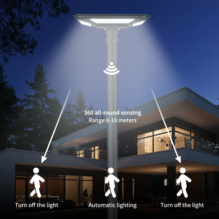 Factory Wholesale Outdoor Waterproof IP65 Lawn Patio Yard Walkway Landscape Modern Led Solar Garden Light