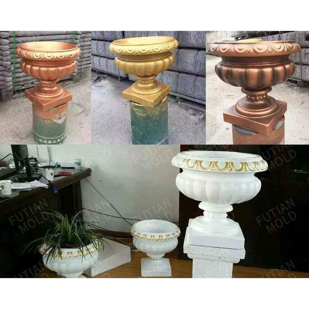 Cement Household Cast-in-place Flowerpot Mold County Thickened New Homemade Plastic Mold