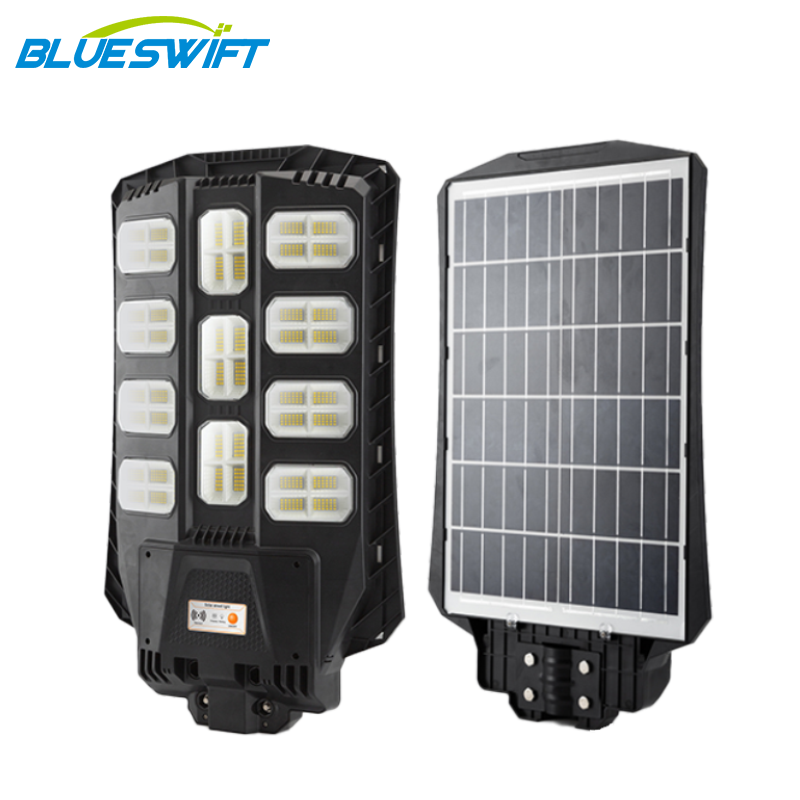 Solar Street Light Outdoor  Waterproof All in One Street Lights Support Body and Optical Induction Function