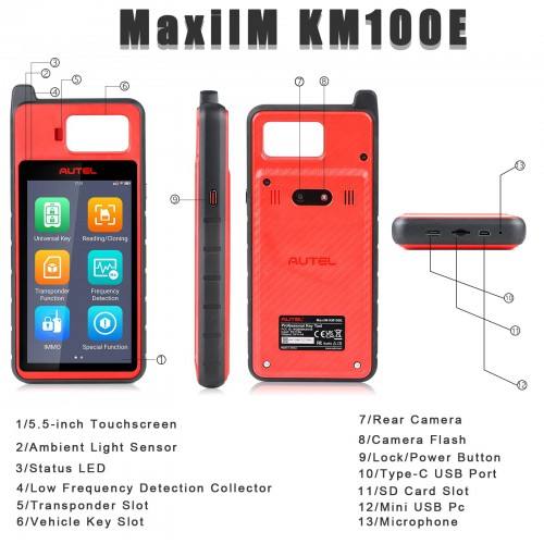 Программатор ключей Autel MaxiIM KM100E