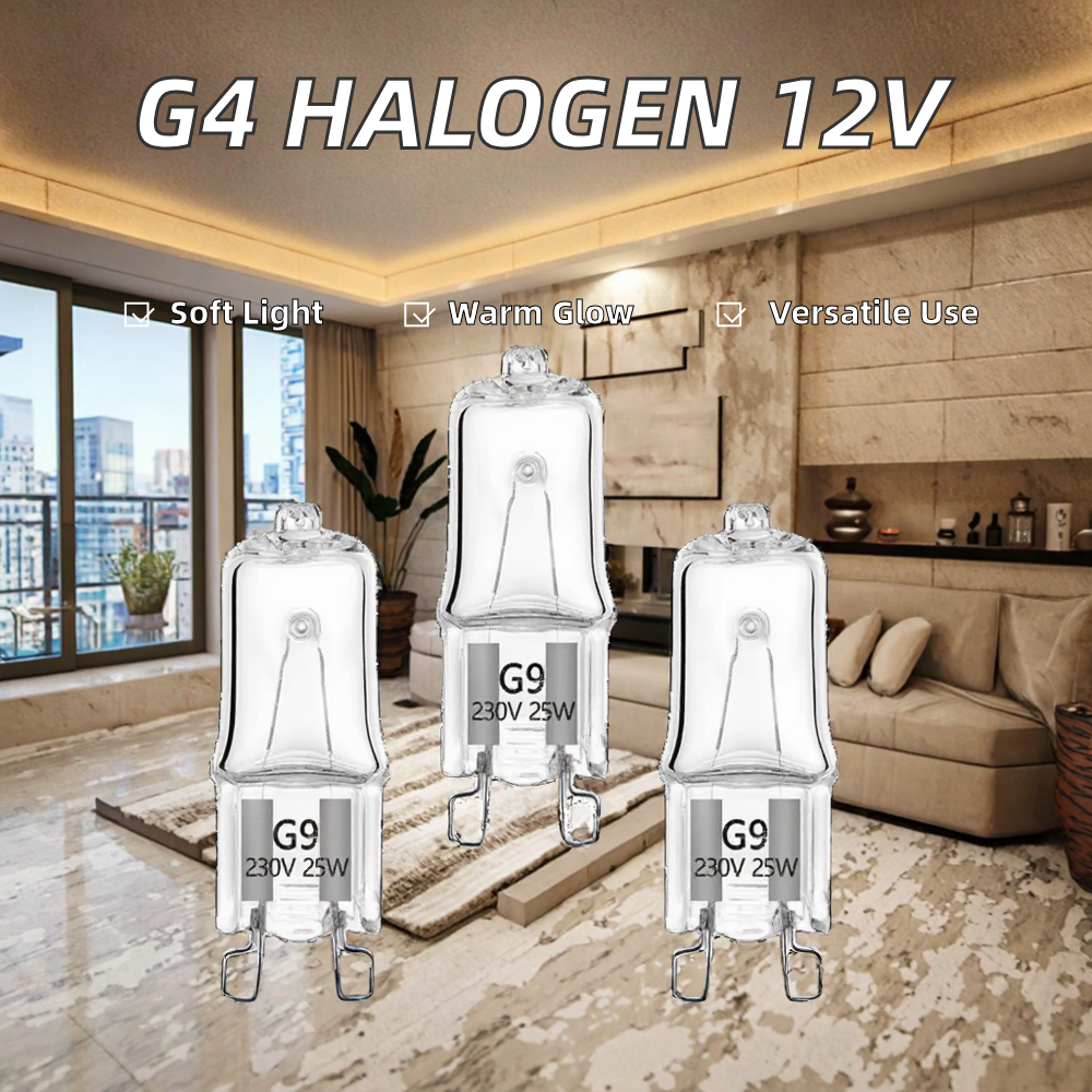 High Quality Dimmable G4 Halogen Landscape Lighting Lamp 10W 20W 35W 12V Glass Bulb