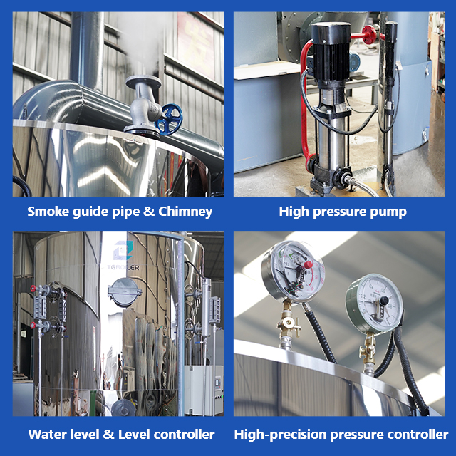 100kg 200kg 300kg 500kg Industrial Vertical Fire Tube High Pressure New Biomass Wood Coal Steam Generator Boiler