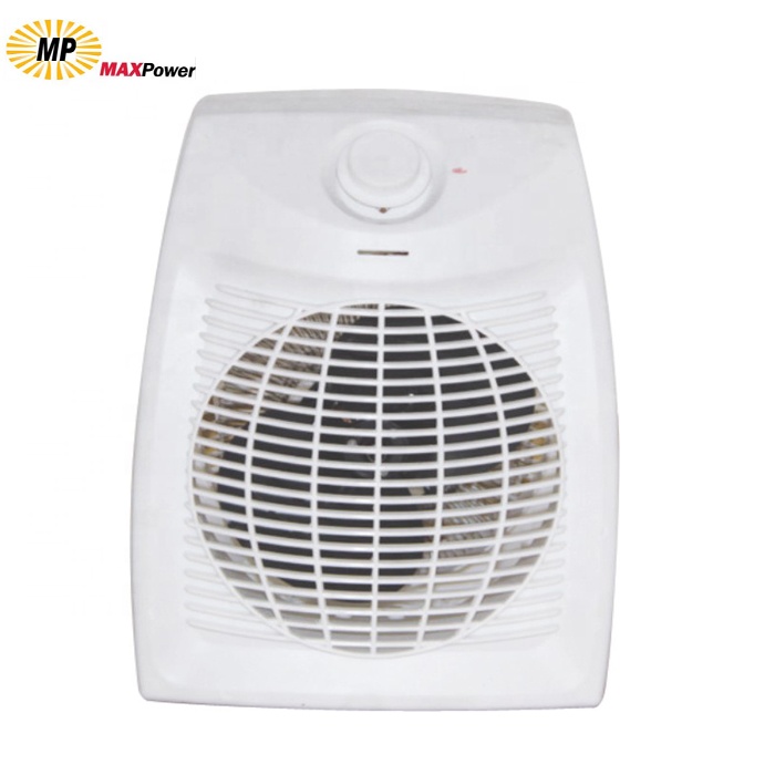 Portable Mini Infrared Electric Fan Heater With Adjustable Thermostat for Home or Office Use Easy Installation on Desktop