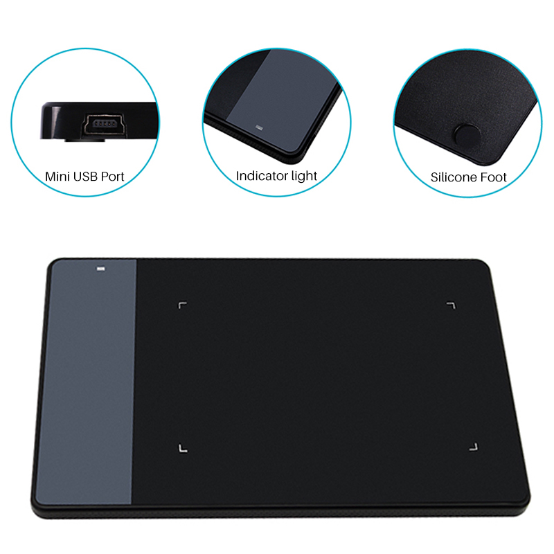 420 Active Electromagnetic Resonance Graphics Tablet 2048levels 4000 Lpi 200pps Pen68 Digital Pen Drawing Tablets