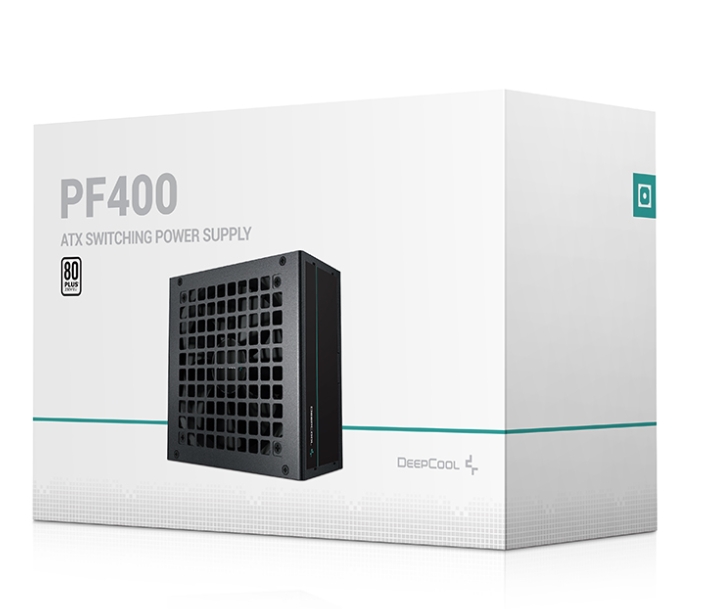 Original Deepcool PF400 80 PLUS Standard Efficiency Power Supply for Desktop Pc Suitable for Integrated Graphics Cards