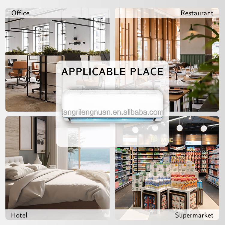 Intelligent Remote Control 2P Water System High Wall Mounted Fan Coil Unit No Freon