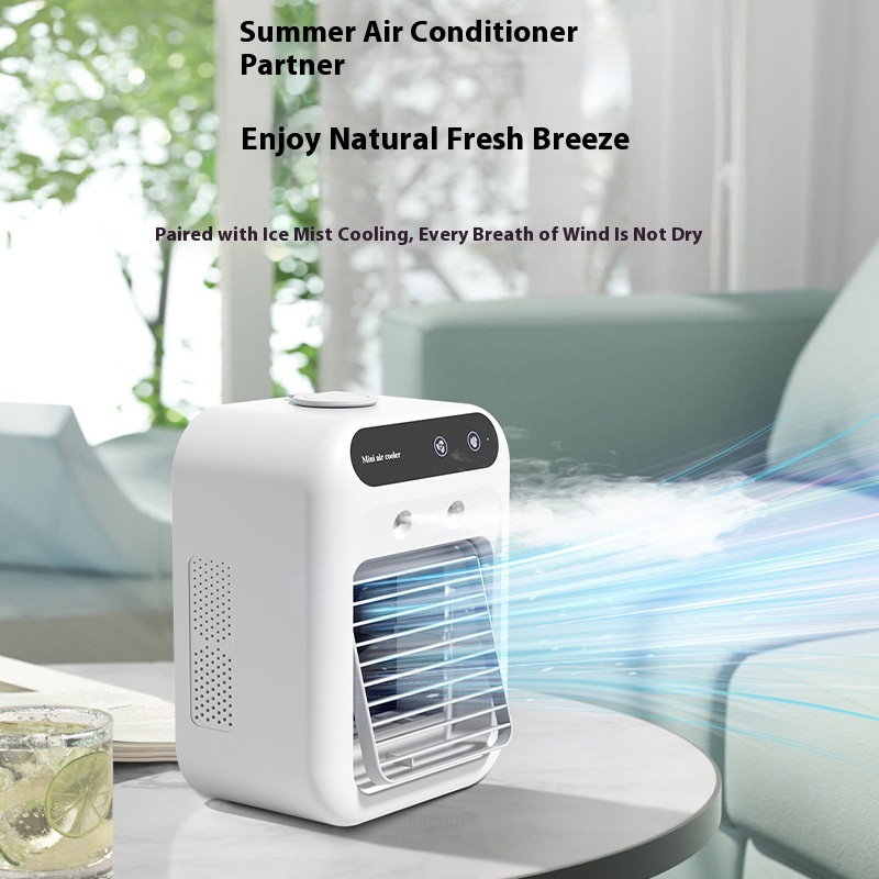 3 in 1 Portable Fan Air Conditioner Humidifier Cooling USB Fan Air Cooler Water Mist Humidification Fans
