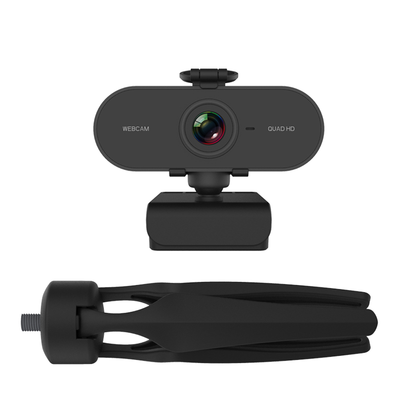 Newest 4mp 2K USB Webcam with Tripods Holder Built-in Microphone Privacy Cover Web Camera