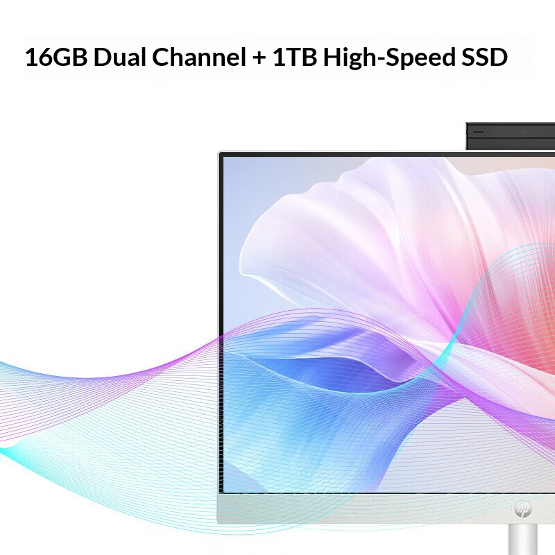 HPs Star One 27 High Definition Screen All in One Computer 27 Inch New Core Gaming Design Business Office Desktop Computer