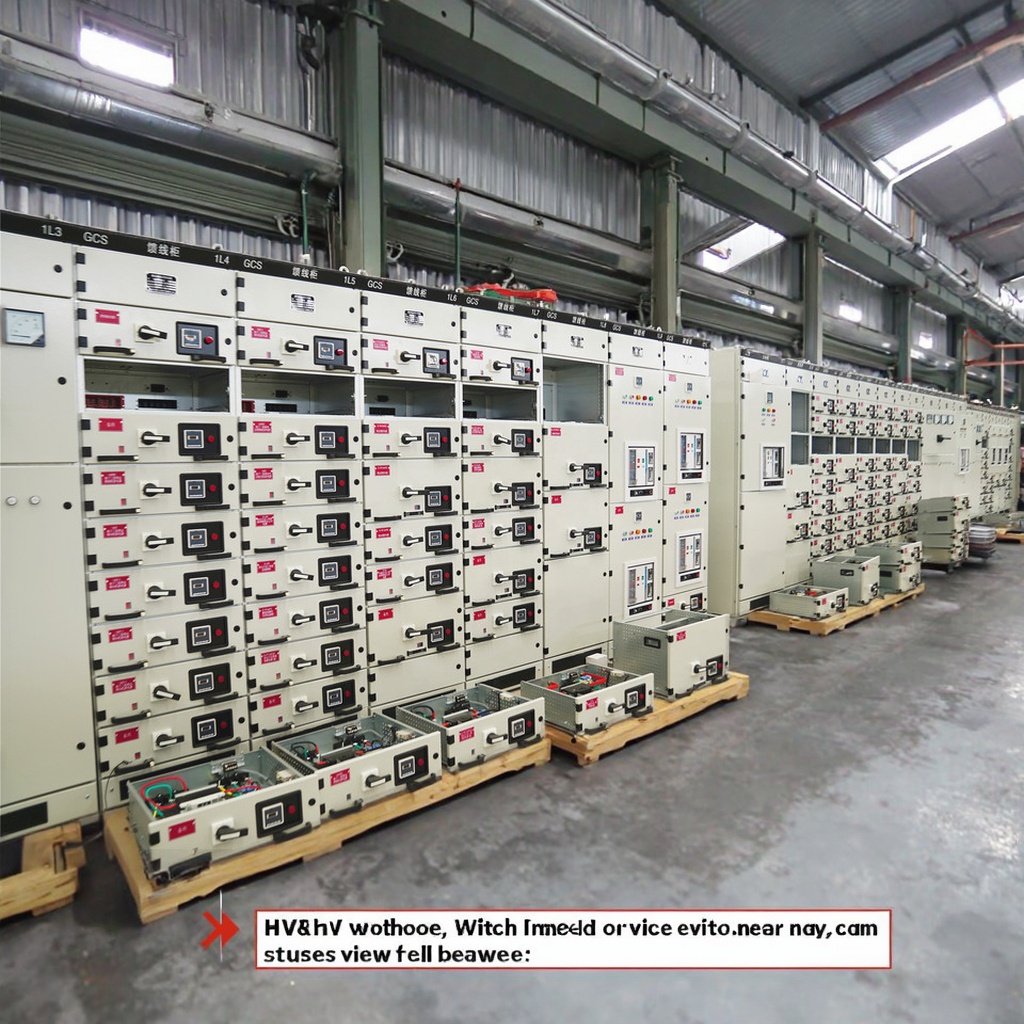 Electrical Panels Power Distribution Equipment 12KV Low Voltage Switchgear IP65 Rated IEC60076 GGD Model