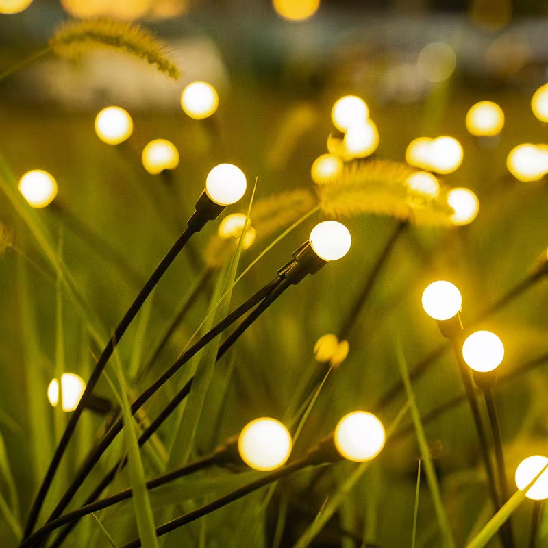 Factory Wholesale IP65 Solar Garden Lights 360° Beam Angle Waterproof LED Outdoor Lighting Solar-Powered for Gardens Lawns