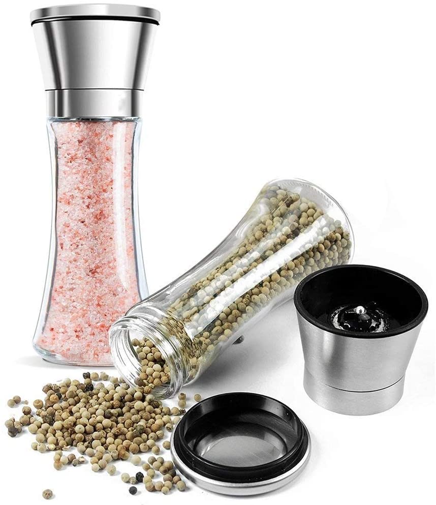 Adjustable 304 Stainless Steel Ceramic Spice and Salt Pepper Grinder New Manual Kitchen Cooking Product